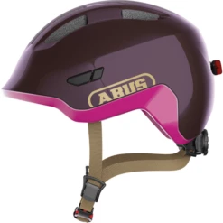 ABUS Fietshelm SMILE Y 3.0 ACE LED Royal Purple -Buitenspeelgoed Winkel abus fietshelm smile y 3 0 ace led royal purple a408830 3