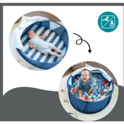 Babymoov Speelpark En Reiswieg 2in1 Babyni Marinière -Buitenspeelgoed Winkel babymoov speelpark en reiswieg 2in1 babyni mariniere a412636 4