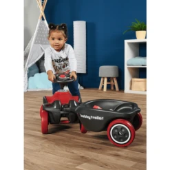 BIG Bobby Auto NEXT Aanhangwagen, Grijs -Buitenspeelgoed Winkel big bobby auto next aanhangwagen grijs a318036 3