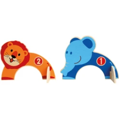 Bino Kinderset Rocket Van Hout, Dierentuin -Buitenspeelgoed Winkel bino kinderset rocket van hout dierentuin a360513 4