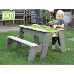 EXIT TOYS EXIT Aksent Zand-, Water- En Picknicktafel (1 Bankje) -Buitenspeelgoed Winkel exit aksent zand water en picknicktafel 1 bankje a248473 3