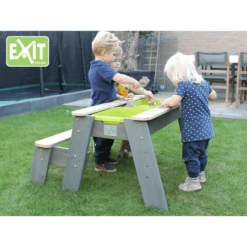 EXIT TOYS EXIT Aksent Zand-, Water- En Picknicktafel (1 Bankje) -Buitenspeelgoed Winkel exit aksent zand water en picknicktafel 1 bankje a248473 4