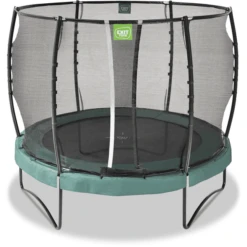 EXIT TOYS EXIT Allure Premium Trampoline ø305cm - Groen -Buitenspeelgoed Winkel exit allure premium trampoline o305cm groen a337388 1
