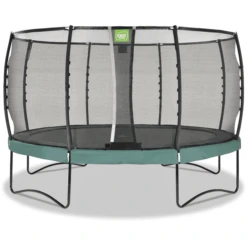 EXIT TOYS EXIT Allure Premium Trampoline ø427cm - Groen -Buitenspeelgoed Winkel exit allure premium trampoline o427cm groen a337406 1