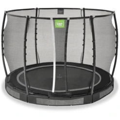 EXIT TOYS EXIT Allure Premium Vloertrampoline ø305cm - Zwart -Buitenspeelgoed Winkel exit allure premium vloertrampoline o305cm zwart a337253 1