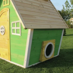 EXIT TOYS EXIT Fantasia 100 Houten Speelhuis - Groen -Buitenspeelgoed Winkel exit fantasia 100 houten speelhuis groen a248271 3