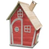 EXIT TOYS EXIT Fantasia 100 Houten Speelhuis - Rood -Buitenspeelgoed Winkel exit fantasia 100 houten speelhuis rood a248288