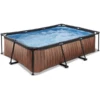 EXIT TOYS EXIT Frame Pool 220x150x60cm (12v Cartridge Filterpomp) - Houtlook -Buitenspeelgoed Winkel exit frame pool 220x150x60cm 12v cartridge filterpomp houtlook a305884