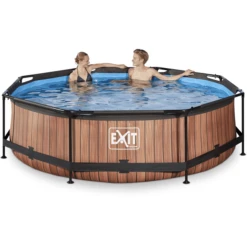 EXIT TOYS EXIT Frame Pool ø300x76cm (12v) - HoutoptiekEXIT PeakPro ø10ft Zwart -Buitenspeelgoed Winkel exit frame pool o300x76cm 12v houtoptiekexit peakpro o10ft zwart a305877 3