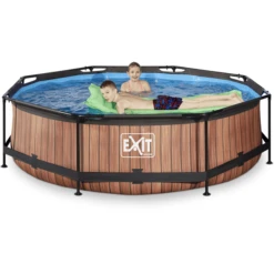 EXIT TOYS EXIT Frame Pool ø300x76cm (12v) - HoutoptiekEXIT PeakPro ø10ft Zwart -Buitenspeelgoed Winkel exit frame pool o300x76cm 12v houtoptiekexit peakpro o10ft zwart a305877 4