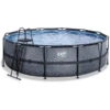 EXIT TOYS EXIT Frame Pool ø488x122cm (12v Sand Filter) - Grijs 2 EXIT TOYS EXIT Frame Pool ø488x122cm (12v Sand Filter) - Grijs -Buitenspeelgoed Winkel exit frame pool o488x122cm 12v sand filter grijs a305808