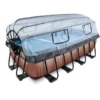 EXIT TOYS EXIT Frame Zwembad 4x2x1,22m (12v Sand Filter) - Houtoptiek + Zonnedak + Warmtepomp -Buitenspeelgoed Winkel exit frame zwembad 4x2x1 22m 12v sand filter houtoptiek zonnedak warmtepomp a305971