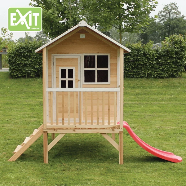 EXIT TOYS EXIT Loft 300 Houten Speelhuis - Naturel 4 EXIT TOYS EXIT Loft 300 Houten Speelhuis - Naturel - Afbeelding 2