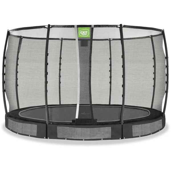 EXIT TOYS EXIT Silhouette Grondtrampoline ø366 Cm Met Veiligheidsnet - Groen 3 EXIT TOYS EXIT Silhouette Grondtrampoline ø366 Cm Met Veiligheidsnet - Groen