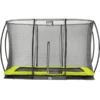 EXIT TOYS EXIT Silhouette Inground Trampoline 244x366cm Met Veiligheidsnet - Groen -Buitenspeelgoed Winkel exit silhouette inground trampoline 244x366cm met veiligheidsnet groen a251730