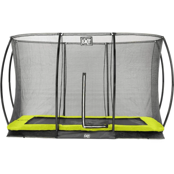 EXIT TOYS EXIT Silhouette Inground Trampoline 244x366cm Met Veiligheidsnet - Groen 3 EXIT TOYS EXIT Silhouette Inground Trampoline 244x366cm Met Veiligheidsnet - Groen