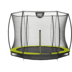 EXIT TOYS EXIT Silhouette Inground Trampoline ø244cm Met Veiligheidsnet - Groen -Buitenspeelgoed Winkel exit silhouette inground trampoline o244cm met veiligheidsnet groen a251724 4