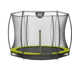 EXIT TOYS EXIT Silhouette Inground Trampoline ø305cm Met Veiligheidsnet - Groen -Buitenspeelgoed Winkel exit silhouette inground trampoline o305cm met veiligheidsnet groen a251726 4