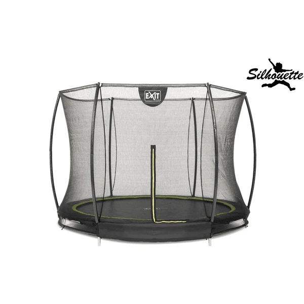 EXIT TOYS EXIT Silhouette Inground Trampoline ø305cm Met Veiligheidsnet - Zwart 4 EXIT TOYS EXIT Silhouette Inground Trampoline ø305cm Met Veiligheidsnet - Zwart - Afbeelding 2