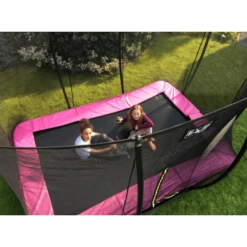 EXIT TOYS EXIT Silhouette Inground Trampoline ø366cm Met Veiligheidsnet - Zwart -Buitenspeelgoed Winkel exit silhouette inground trampoline o366cm met veiligheidsnet zwart a251719 3