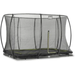 EXIT TOYS EXIT Silhouette Trampoline 214x305cm Met Veiligheidsnet - Zwart -Buitenspeelgoed Winkel exit silhouette trampoline 214x305cm met veiligheidsnet zwart a251720 2