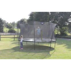 EXIT TOYS EXIT Silhouette Trampoline ø305cm - Roze -Buitenspeelgoed Winkel exit silhouette trampoline o305cm roze a251512 4
