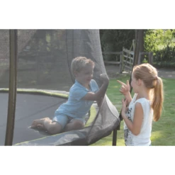 EXIT TOYS EXIT Silhouette Trampoline ø366cm - Roze -Buitenspeelgoed Winkel exit silhouette trampoline o366cm roze a251516 4