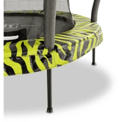 EXIT TOYS EXIT Tiggy Junior Trampoline Met Veiligheidsnet ø140 Cm, Zwart/groen -Buitenspeelgoed Winkel exit tiggy junior trampoline met veiligheidsnet o140 cm zwart groen a294552 2