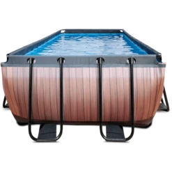 EXIT TOYS EXIT Wood Pool 540x250x122cm Met Afdekking En Sand Filterpomp, Bruin 10 EXIT TOYS EXIT Wood Pool 540x250x122cm Met Afdekking En Sand Filterpomp, Bruin -Buitenspeelgoed Winkel exit wood pool 540x250x122cm met afdekking en sand filterpomp bruin a294633 3