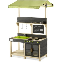 EXIT TOYS EXIT Yummy 300 Houten Buitenkeuken - Naturel -Buitenspeelgoed Winkel exit yummy 300 houten buitenkeuken naturel a265527 2