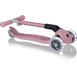 GLOBBER Opvouwbaar Junior Scoot Er Light S Eco, Berry -Buitenspeelgoed Winkel globber opvouwbaar junior scoot er light s eco berry a402354 3