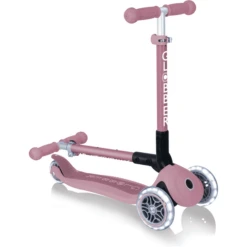 GLOBBER Opvouwbaar Junior Scoot Er Light S Eco, Berry -Buitenspeelgoed Winkel globber opvouwbaar junior scoot er light s eco berry a402354 4