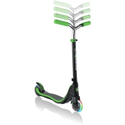 GLOBBER Scoot Er FLOW 125 LIGHT S Lime Groen, Met Verlichte Wielen -Buitenspeelgoed Winkel globber scoot er flow 125 light s lime groen met verlichte wielen a303819 3