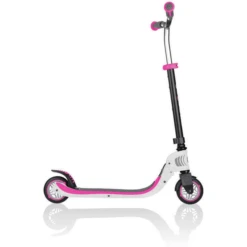 GLOBBER Scoot Er FLOW FOLDABLE 125 Wit-neon Roze -Buitenspeelgoed Winkel globber scoot er flow foldable 125 wit neon roze a303826 2
