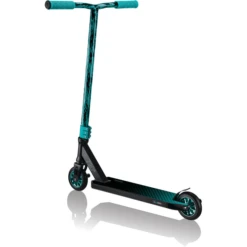 GLOBBER STUNT SCOOT ER GS 720 Zwart-turquoise -Buitenspeelgoed Winkel globber stunt scoot er gs 720 zwart turquoise a353443 1