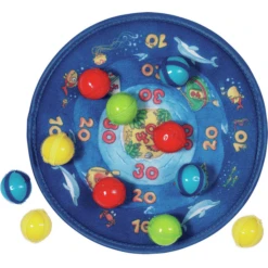 Goki Klittenband Dartboard Oceaan 5 Goki Klittenband Dartboard Oceaan -Buitenspeelgoed Winkel goki klittenband dartboard oceaan a263899 1