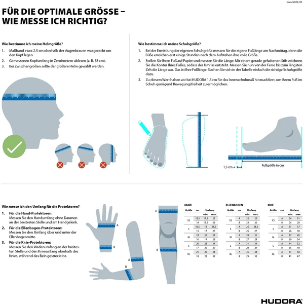 HUDORA ® Biomechanische Beschermerset Comfort Roze 6 HUDORA ® Biomechanische Beschermerset Comfort Roze - Afbeelding 4