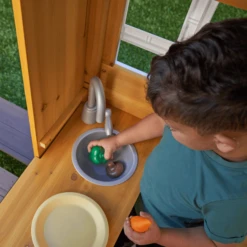 Kidkraft® Moderne Speeltuinhuis -Buitenspeelgoed Winkel kidkraft moderne speeltuinhuis a217902 4