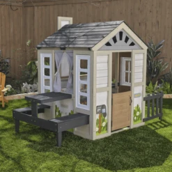 Kidkraft ® Speelhuisje Knus Gezellig Haard -Buitenspeelgoed Winkel kidkraft speelhuisje knus gezellig haard a415306 3