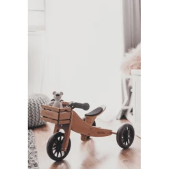 Kinderfeets ® 2-in-1 Driewieler Tiny Tot, Bamboe -Buitenspeelgoed Winkel kinderfeets 2 in 1 driewieler tiny tot bamboe a294344 4