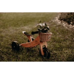 Kinderfeets ® 2-in-1 Driewieler Tiny Tot Plus, Bamboe -Buitenspeelgoed Winkel kinderfeets 2 in 1 driewieler tiny tot plus bamboe a294348 3