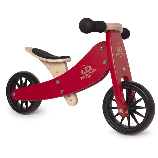 Kinderfeets ® 2-in-1 Driewieler Tiny Tot, Rood 4 Kinderfeets ® 2-in-1 Driewieler Tiny Tot, Rood - Afbeelding 2