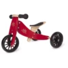 Kinderfeets ® 2-in-1 Driewieler Tiny Tot, Rood -Buitenspeelgoed Winkel kinderfeets 2 in 1 driewieler tiny tot rood a294345