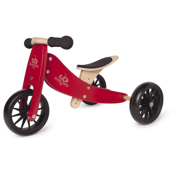 Kinderfeets ® 2-in-1 Driewieler Tiny Tot, Rood 3 Kinderfeets ® 2-in-1 Driewieler Tiny Tot, Rood