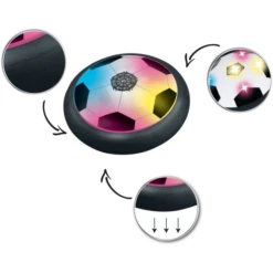 LEXIBOOK Aero Foot - Drijvende Voetbalplaat Met Twee Doelen -Buitenspeelgoed Winkel lexibook aero foot drijvende voetbalplaat met twee doelen a320393 1