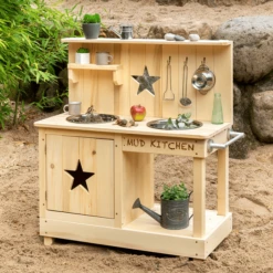 MUDDY BUDDY Buitenspeelkeuken " Adventurer Star" Naturel -Buitenspeelgoed Winkel muddy buddy buitenspeelkeuken adventurer star naturel a412096 3