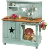 MUDDY BUDDY Buitenspeelkeuken "Adventurer Star" Petrol Blauw -Buitenspeelgoed Winkel muddy buddy buitenspeelkeuken adventurer star petrol blauw a412337