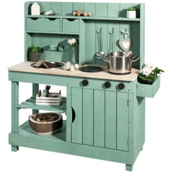 MUDDY BUDDY Buitenspeelkeuken "Explorer" Saliegroen
