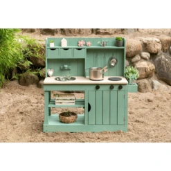 MUDDY BUDDY Buitenspeelkeuken "Explorer" Saliegroen -Buitenspeelgoed Winkel muddy buddy buitenspeelkeuken explorer saliegroen a412341 4
