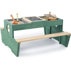 MUDDY BUDDY Speeltafel "Creator" Naturel Salie -Buitenspeelgoed Winkel muddy buddy speeltafel creator naturel salie a412389 2